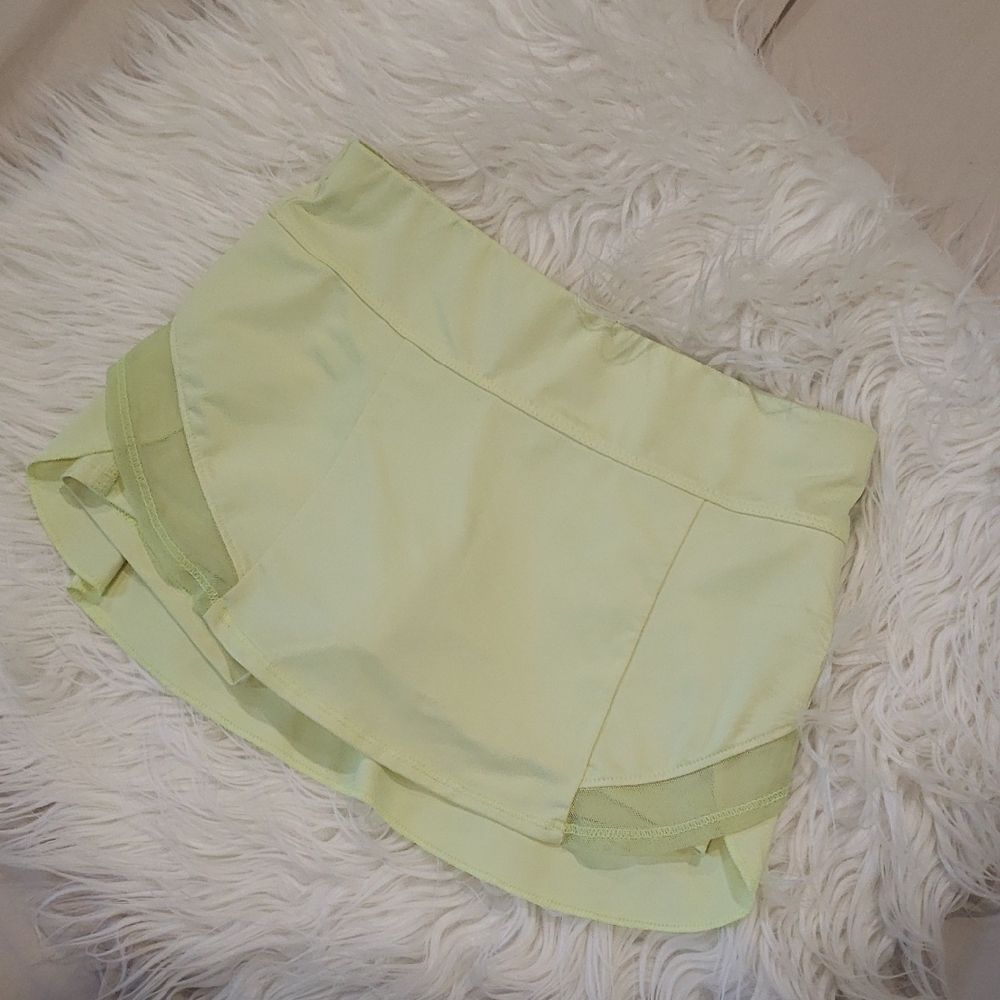 Girl's Light Green Tennis Skirt